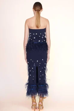 STAUD -KRISTEN TOP - NAVY