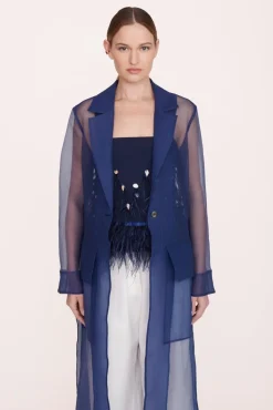 STAUD -KRISTEN TOP - NAVY