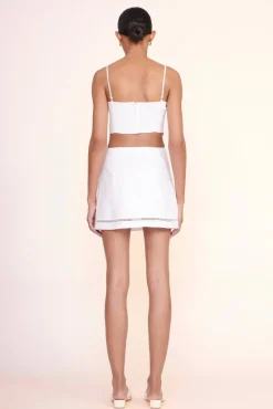 STAUD -LOYALTY TOP - WHITE
