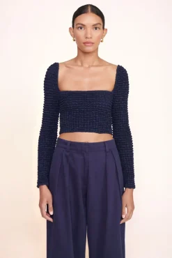 STAUD -LUISA PANT - NAVY
