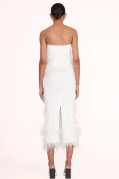 STAUD Bridal Dresses-MAKAYLA SKIRT - IVORY