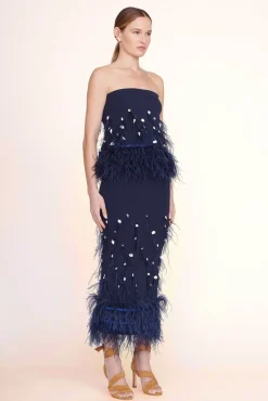 STAUD -MAKAYLA SKIRT - NAVY