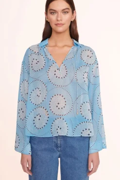 STAUD -MARISSA TOP - SHALLOW WHIRLPOOL