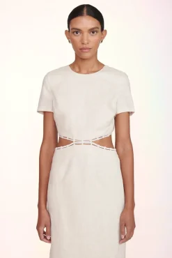 STAUD -MATTEO DRESS - NATURAL
