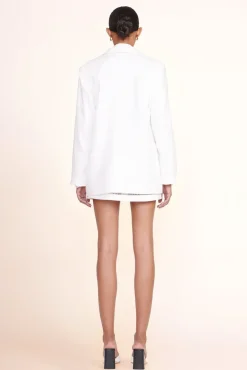 STAUD Bridal Dresses-MAXWELL BLAZER - WHITE