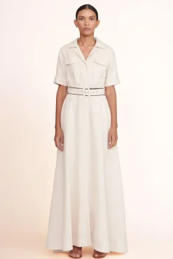 STAUD -MILLIE DRESS - NATURAL BLACK