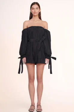 STAUD -MINI COLBY DRESS - BLACK