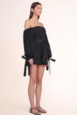 STAUD -MINI COLBY DRESS - BLACK