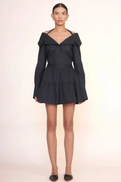 STAUD -MINI SEA SKIRT - BLACK