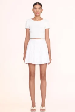 STAUD -MINI SEA SKIRT - WHITE