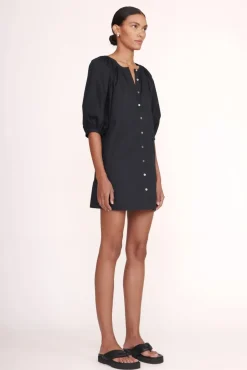 STAUD -MINI VINCENT DRESS - BLACK