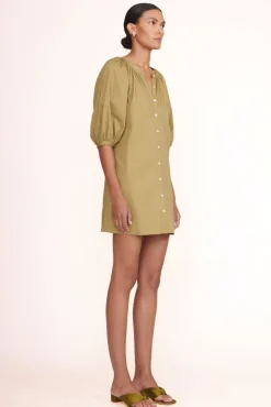STAUD -MINI VINCENT DRESS - KHAKI