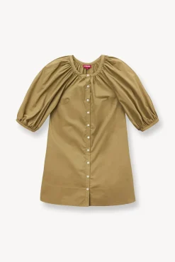 STAUD -MINI VINCENT DRESS - KHAKI