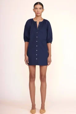 STAUD -MINI VINCENT DRESS - NAVY