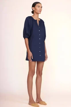 STAUD -MINI VINCENT DRESS - NAVY