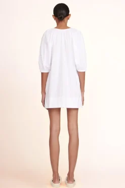 STAUD -MINI VINCENT DRESS - WHITE