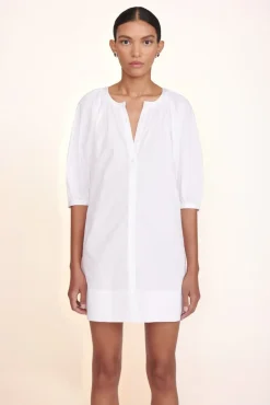 STAUD -MINI VINCENT DRESS - WHITE