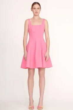 STAUD -MINI WELLS DRESS - PLUMERIA