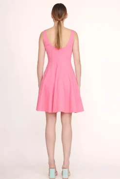 STAUD -MINI WELLS DRESS - PLUMERIA