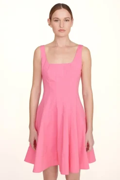 STAUD -MINI WELLS DRESS - PLUMERIA