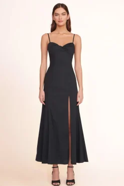 STAUD -NATALY DRESS - BLACK