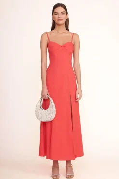STAUD -NATALY DRESS - HIBISCUS