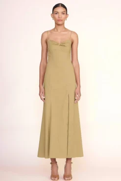 STAUD -NATALY DRESS - KHAKI