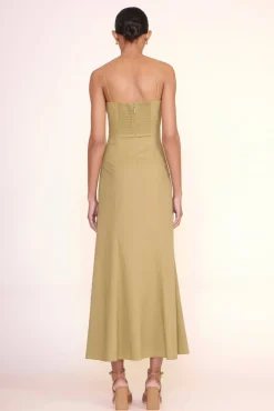 STAUD -NATALY DRESS - KHAKI