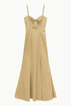 STAUD -NATALY DRESS - KHAKI