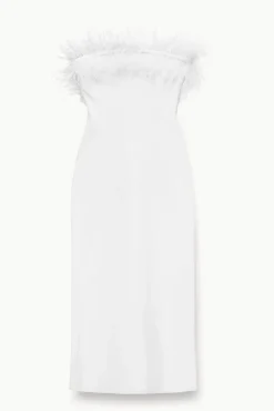 STAUD Bridal Dresses-NELLIE DRESS - WHITE