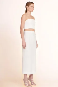 STAUD -NYLA TOP - WHITE