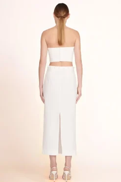 STAUD -NYLA TOP - WHITE