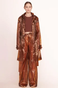 STAUD -OLIVER COAT - AMBER