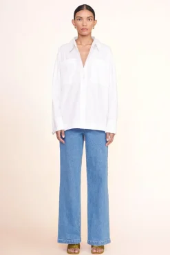 STAUD -PAYTON TOP - WHITE