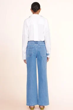 STAUD -PAYTON TOP - WHITE
