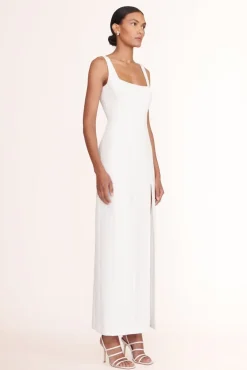 STAUD Bridal Dresses-PORTRAIT DRESS - WHITE