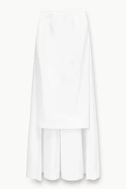 STAUD -PRUNELLA SKIRT - WHITE