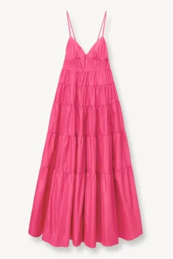 STAUD -RIPLEY DRESS - BLOSSOM