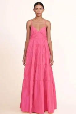 STAUD Occasion Dresses-RIPLEY DRESS - BLOSSOM
