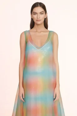 STAUD Occasion Dresses-SAMANTHA DRESS - MULTI AURA