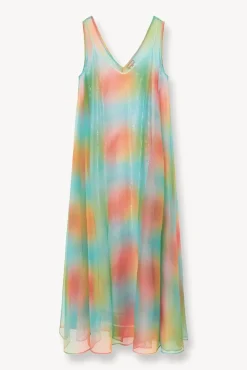 STAUD -SAMANTHA DRESS - MULTI AURA