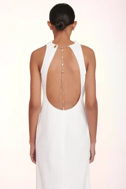 STAUD Occasion Dresses-SHANNON DRESS - IVORY