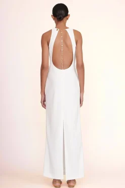 STAUD Occasion Dresses-SHANNON DRESS - IVORY