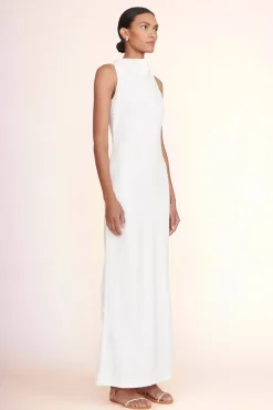 STAUD -SHANNON DRESS - IVORY