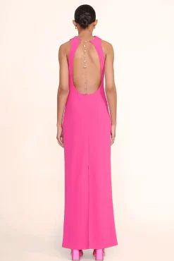STAUD Occasion Dresses-SHANNON DRESS - MAGENTA