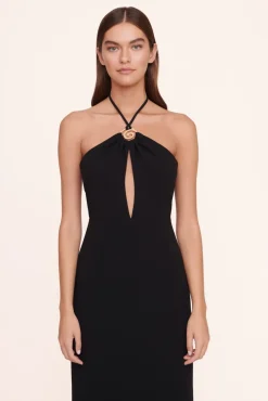 STAUD - ABIGAIL DRESS BLACK