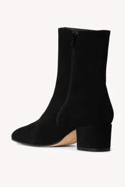 STAUD - AIMEE SHORT BOOT BLACK SUEDE