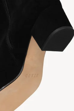 STAUD - AIMEE SHORT BOOT BLACK SUEDE