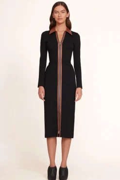 STAUD - ALFRED DRESS BLACK