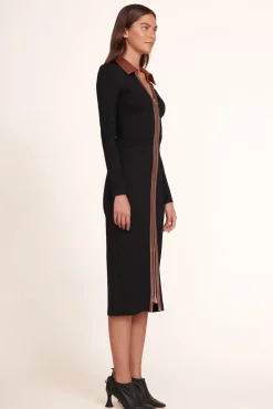 STAUD - ALFRED DRESS BLACK